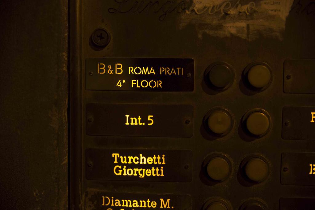 לינה וארוחת בוקר Bb Roma Prati מראה חיצוני תמונה